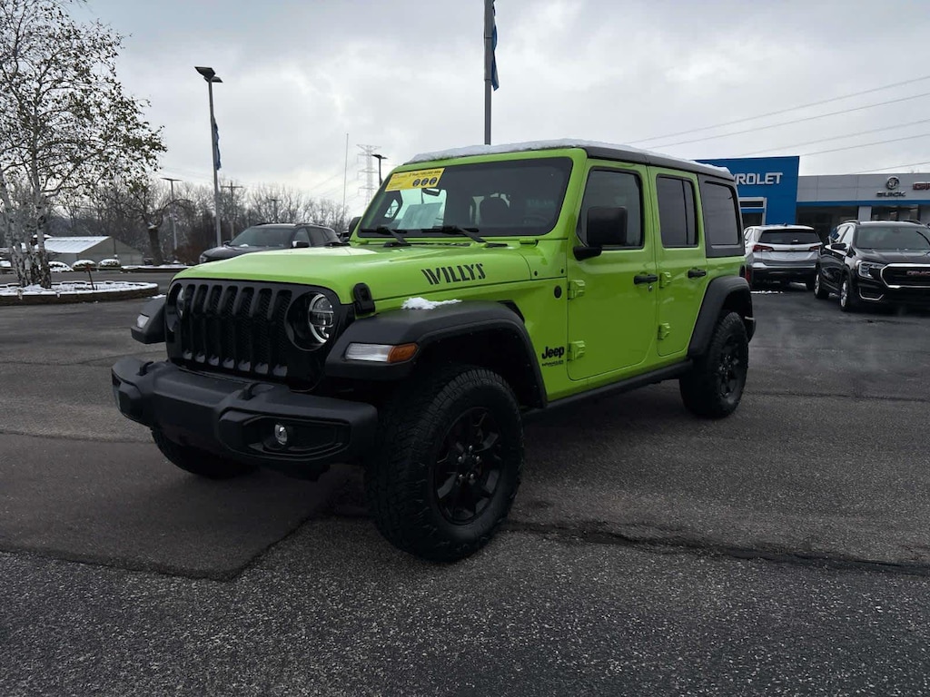 Used 2021 Jeep Wrangler Unlimited Willys SUV