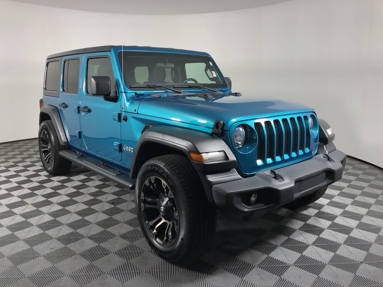 Used 2020 Jeep Wrangler Unlimited Sport S with VIN 1C4HJXDN8LW139132 for sale in Shelbyville, IN