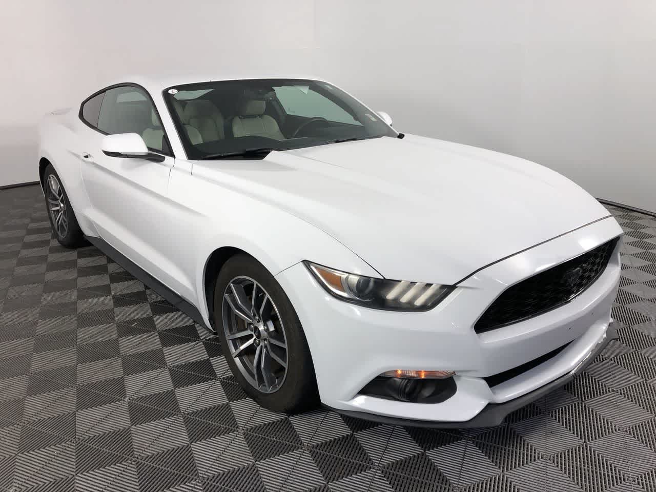 Used 2016 Ford Mustang EcoBoost Premium with VIN 1FA6P8TH6G5292715 for sale in Shelbyville, IN
