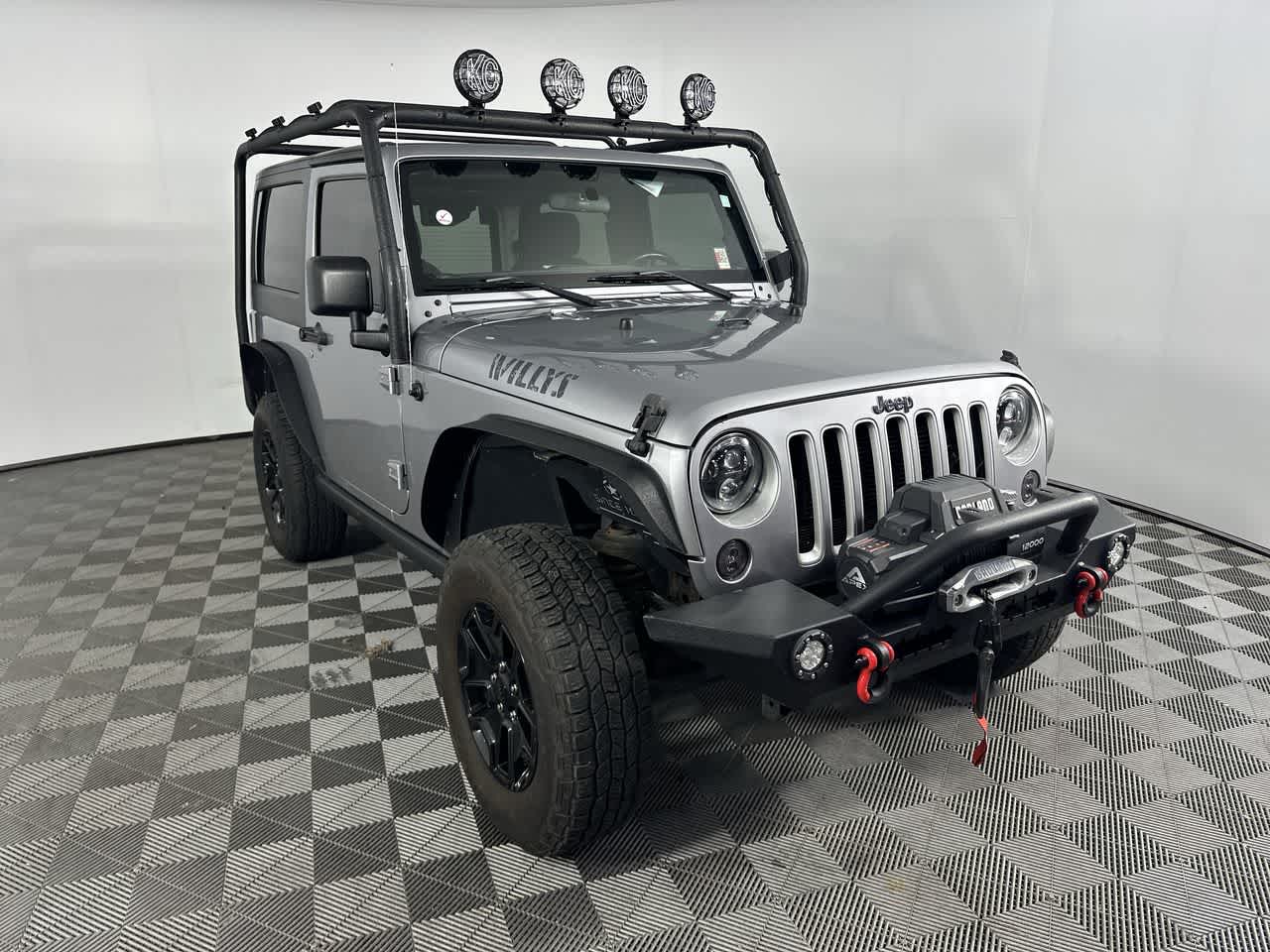 Used 2015 Jeep Wrangler Sport with VIN 1C4AJWAGXFL518267 for sale in Shelbyville, IN