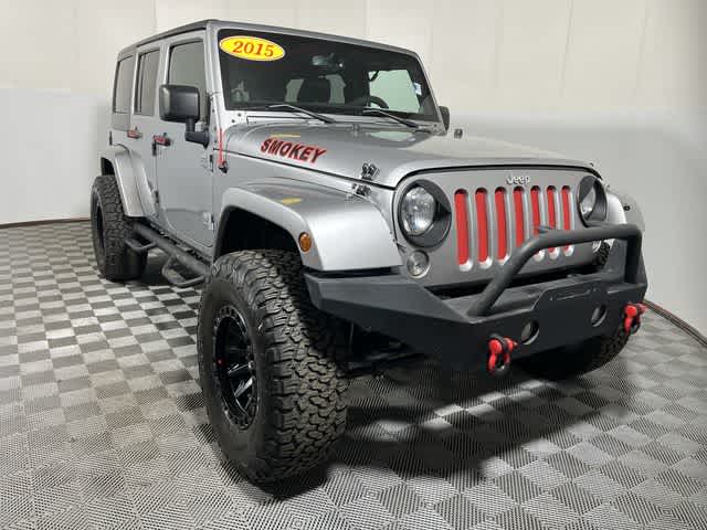 Used 2014 Jeep Wrangler Unlimited Sahara with VIN 1C4BJWEG7EL107423 for sale in Franklin, IN