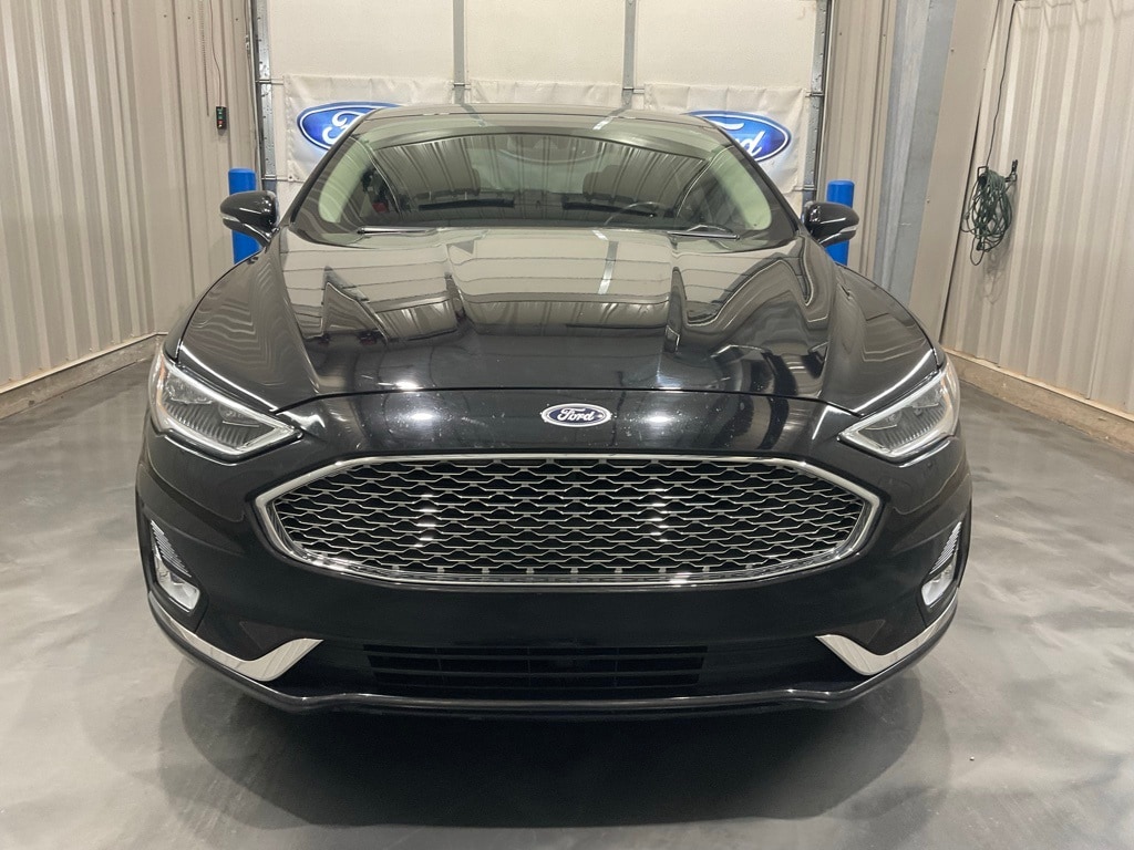 Used 2020 Ford Fusion Titanium with VIN 3FA6P0K90LR140092 for sale in Wellston, OK