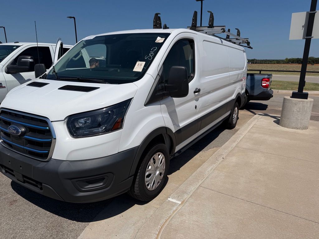 Used 2024 Ford E-Transit Cargo Van Base with VIN 1FTBW1YK3RKA25527 for sale in Wellston, OK