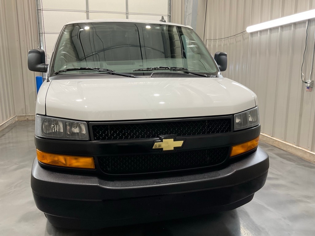 Used 2023 Chevrolet Express Cargo Work Van with VIN 1GCWGBFP7P1116175 for sale in Wellston, OK