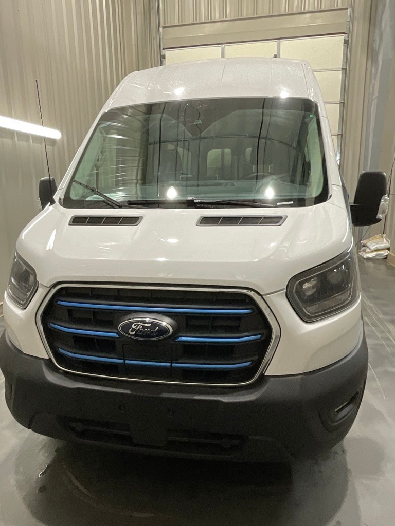Used 2024 Ford E-Transit Cargo Van Base with VIN 1FTBW3XM4RKB10911 for sale in Wellston, OK