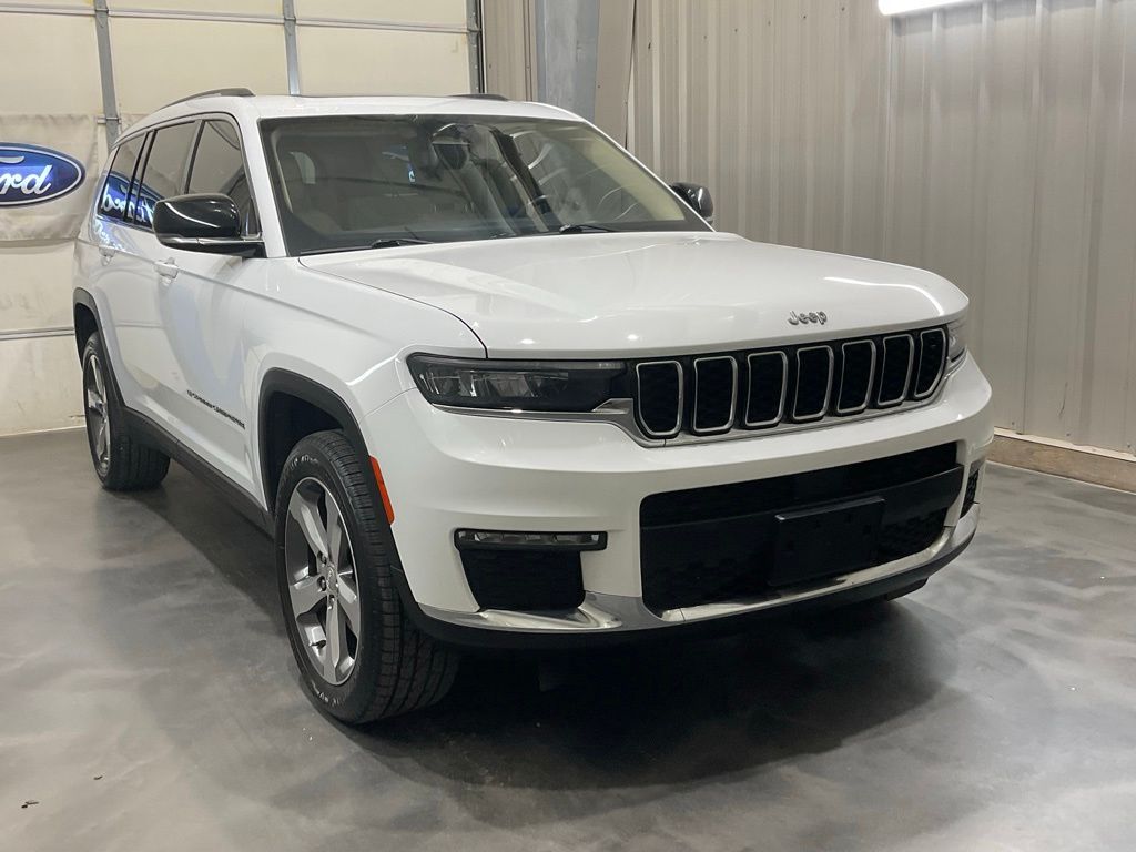 Used 2022 Jeep Grand Cherokee L Limited with VIN 1C4RJKBG4N8526618 for sale in Wellston, OK