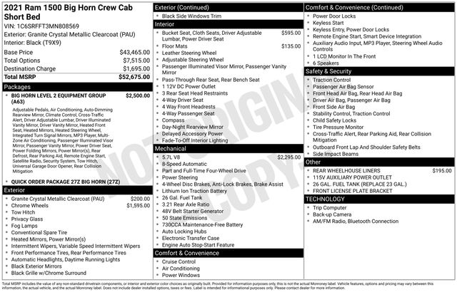 Thumbnail: 2021 RAM 1500 - 9