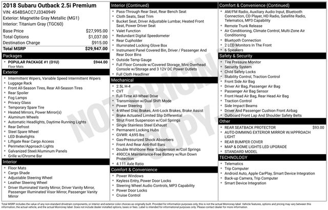 Thumbnail: 2018 Subaru Outback - 9