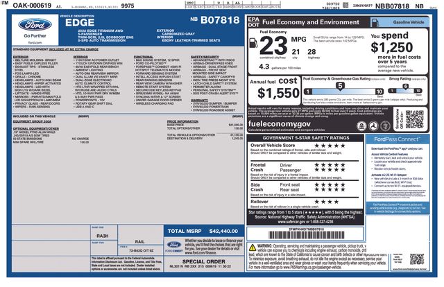 Thumbnail: 2022 Ford Edge - 9
