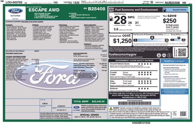 Thumbnail: 2022 Ford Escape - 9