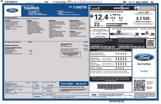 Thumbnail: 2019 Ford Taurus - 8
