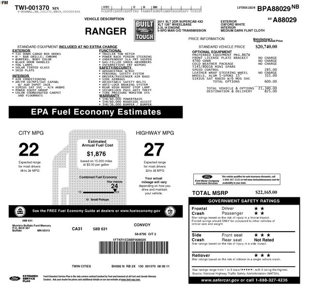 Thumbnail: 2011 Ford Ranger - 8
