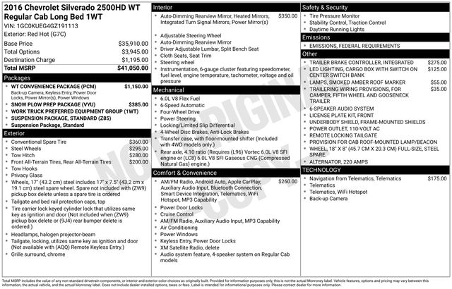 Thumbnail: 2016 Chevrolet Silverado 2500 - 8