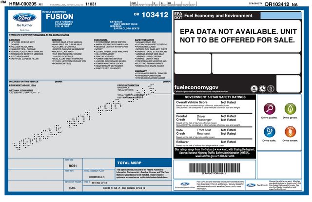 Thumbnail: 2013 Ford Fusion - 8