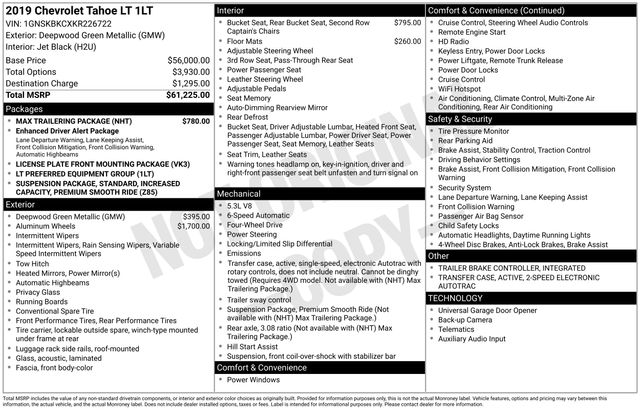 Thumbnail: 2019 Chevrolet Tahoe - 9