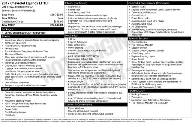 Thumbnail: 2017 Chevrolet Equinox - 8