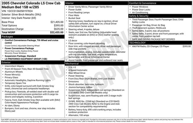 Thumbnail: 2005 Chevrolet Colorado - 8