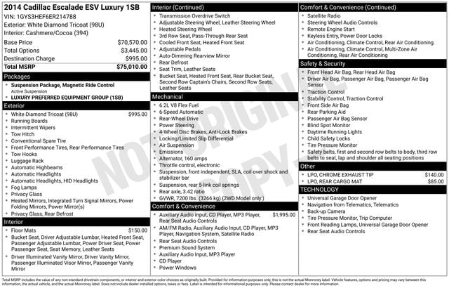 Thumbnail: 2014 Cadillac Escalade - 8