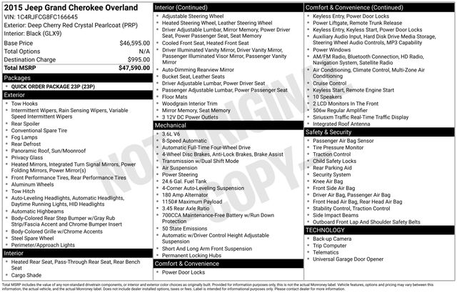 Thumbnail: 2015 Jeep Grand Cherokee - 9