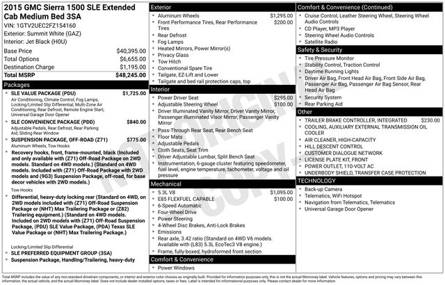 Thumbnail: 2015 GMC Sierra 1500 - 8