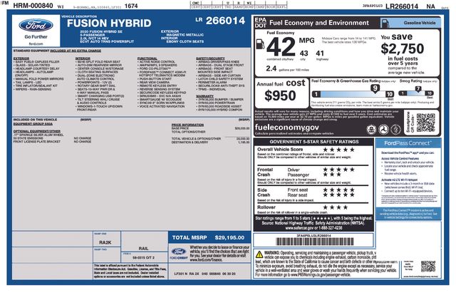 Thumbnail: 2020 Ford Fusion - 8