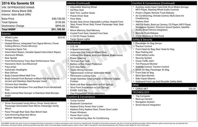 Thumbnail: 2016 Kia Sorento - 8