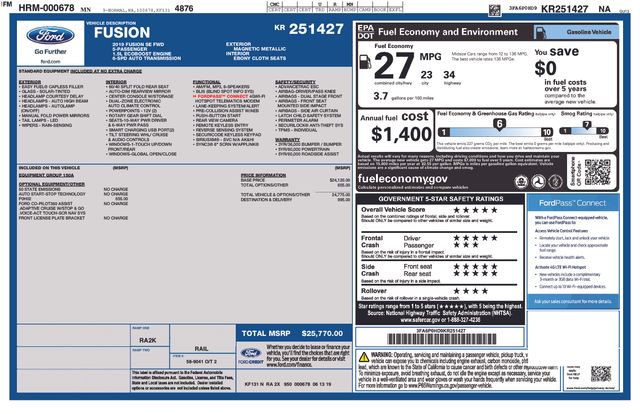 Thumbnail: 2019 Ford Fusion - 8