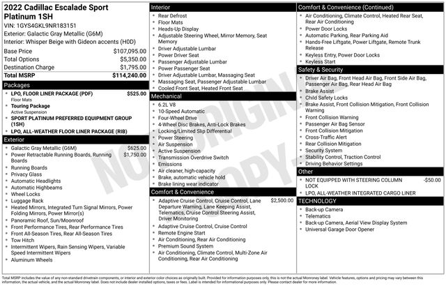 Thumbnail: 2022 Cadillac Escalade - 9