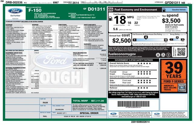 Thumbnail: 2016 Ford F-150 - 9