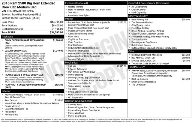 Thumbnail: 2016 RAM 2500 - 8