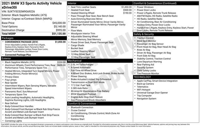 Thumbnail: 2021 BMW X3 - 8