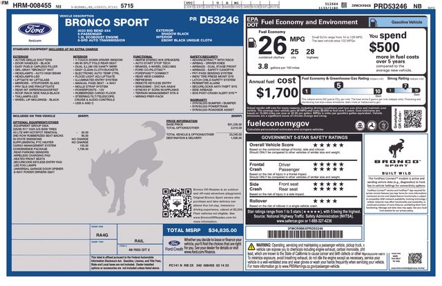 Thumbnail: 2023 Ford Bronco Sport - 9