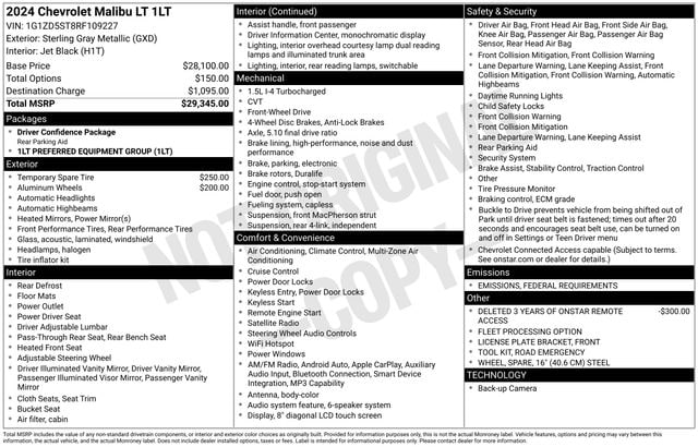 Thumbnail: 2024 Chevrolet Malibu - 8