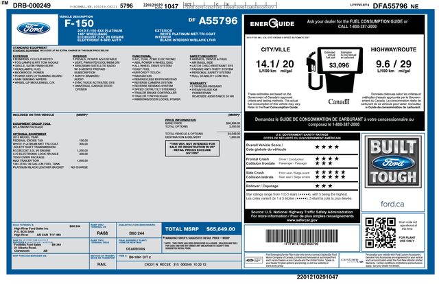 2013 Ford F-150 Platinum 9