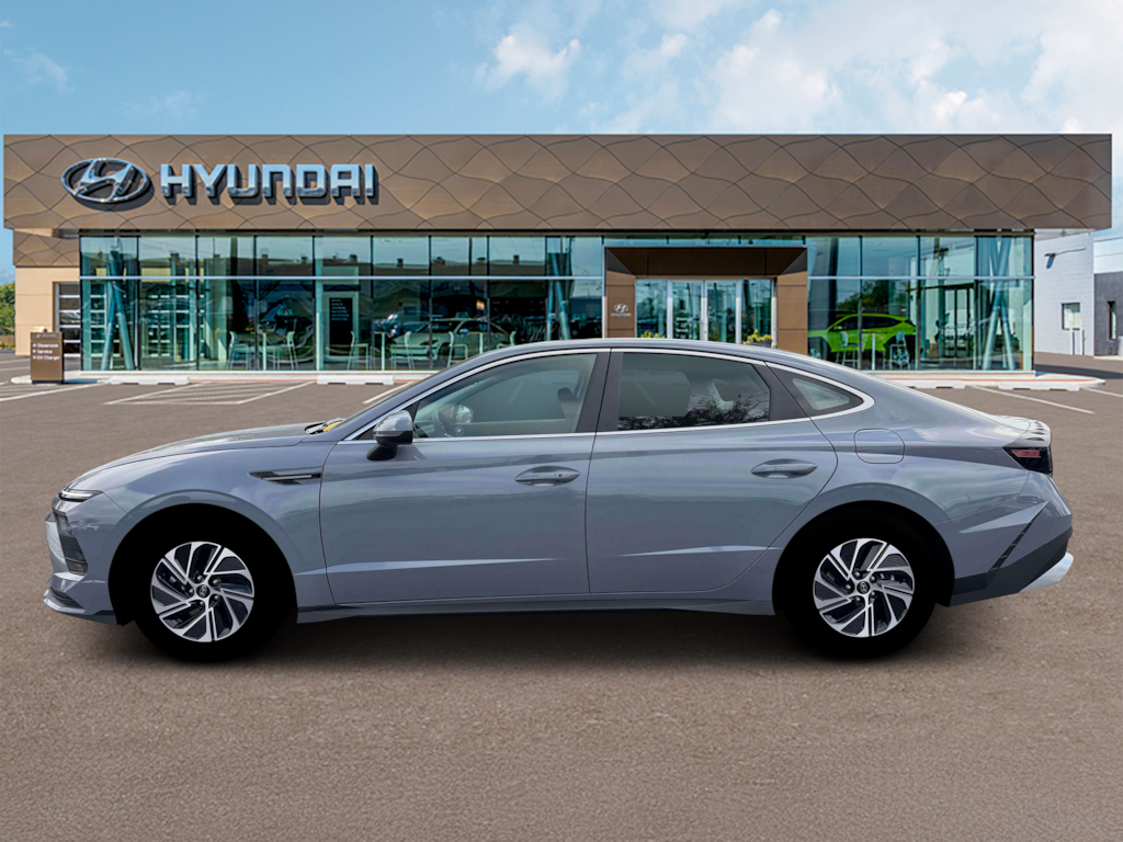 New 2026 Hyundai Sonata Hybrid Blue Sedan