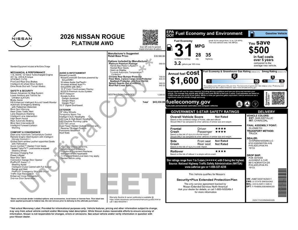 2026 Nissan Rogue 43
