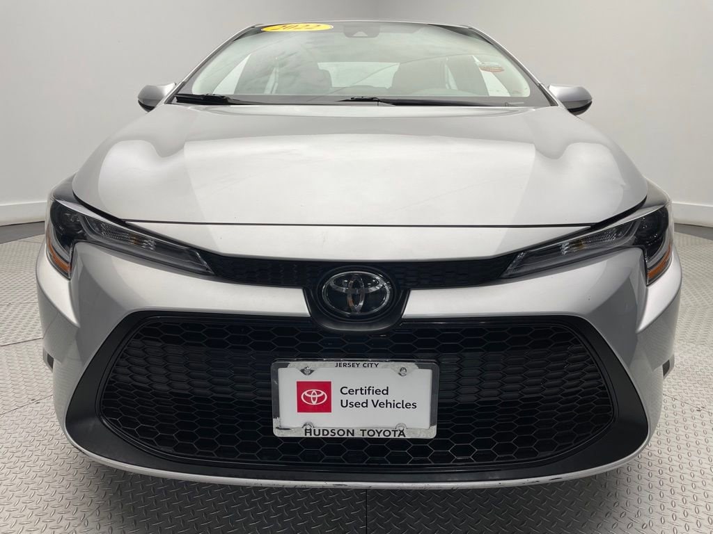 Certified 2022 Toyota Corolla LE with VIN 5YFEPMAE7NP345543 for sale in Jersey City, NJ