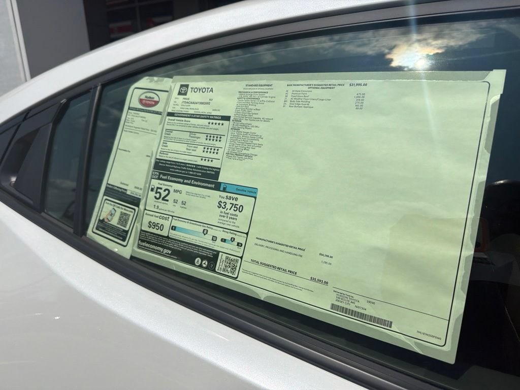 New 2026 Toyota Prius XLE XLE