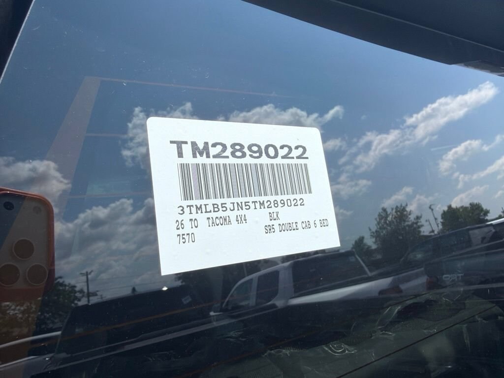 New 2026 Toyota Tacoma SR5 4X4 DBL CAB LONG BED