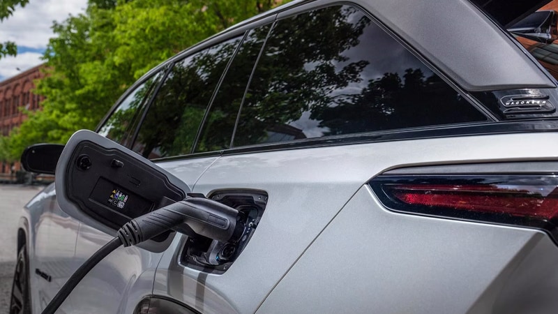 2024 Wagoneer S Electric Vehicle fast charging