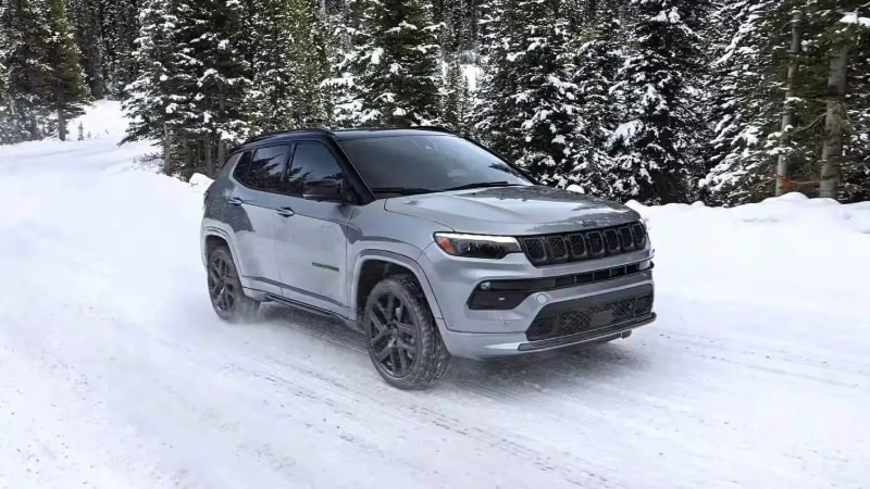 2025 Jeep Compass in Snow