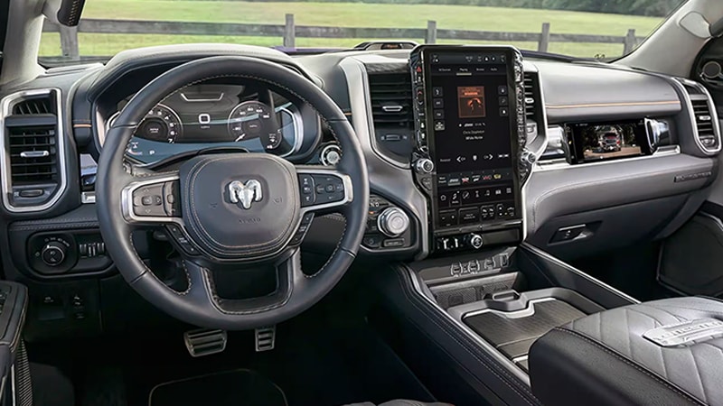 2025 Ram 1500 total over 24-inches combined touchscreen display