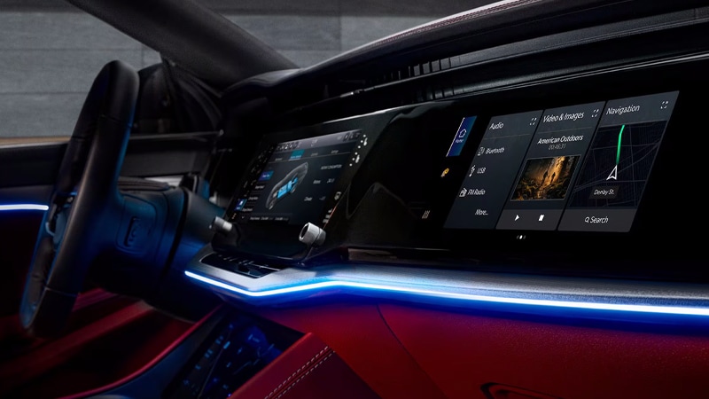 2024 Jeep Wagoneer S EV 10.3-inch passenger screen