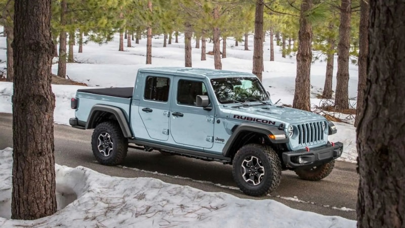 2025 Jeep Gladiator in Snow