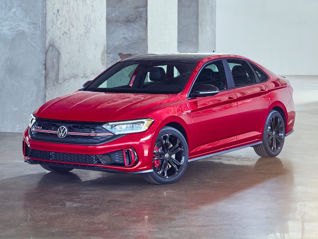 New Deep Black Pearl 2025 Volkswagen Jetta GLI For Sale, Lease or