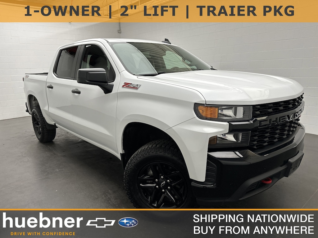 Used 2021 Chevrolet Silverado 1500 Custom Trail Boss Truck Crew Cab