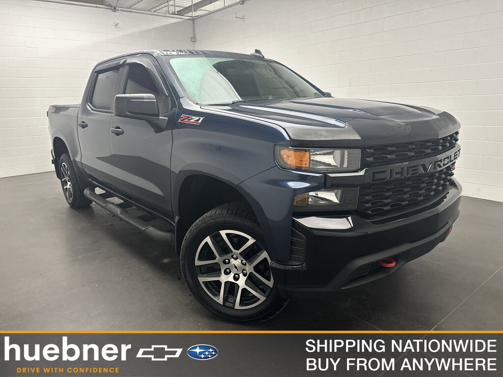 Used 2019 Chevrolet Silverado 1500 Custom Trail Boss Crew Cab Pickup