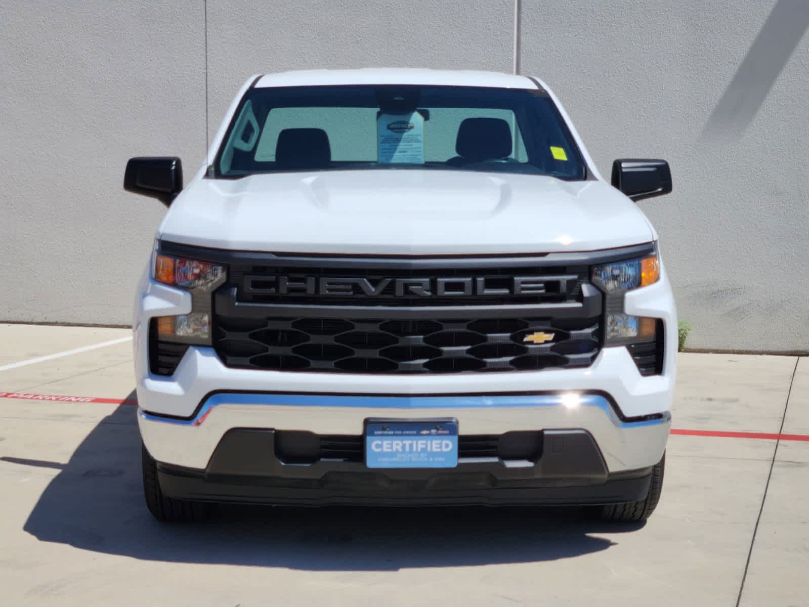 Certified 2023 Chevrolet Silverado 1500 Work Truck with VIN 3GCNAAED0PG308375 for sale in Lewisville, TX