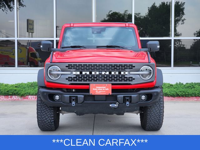 Certified 2023 Ford Bronco 4-Door Badlands with VIN 1FMEE5DP7PLC13351 for sale in Lewisville, TX