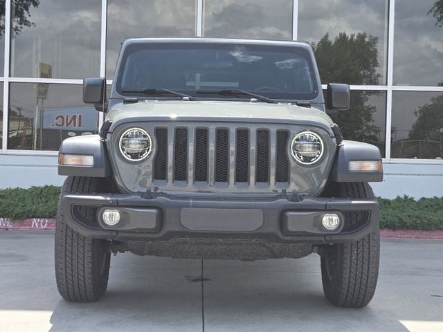 Certified 2021 Jeep Wrangler Unlimited Freedom with VIN 1C4HJXDN9MW669921 for sale in Lewisville, TX
